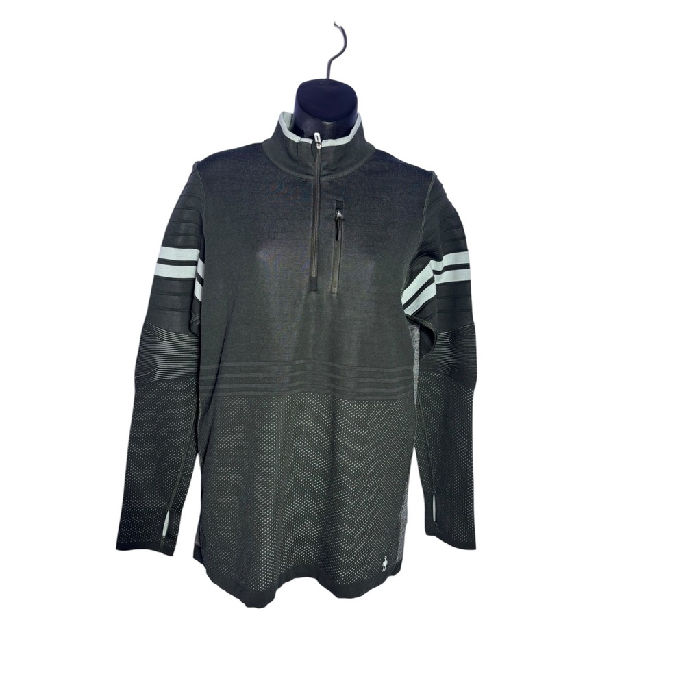 Smartwool women's medium Intraknit 250 merino quarter zip outdoor active